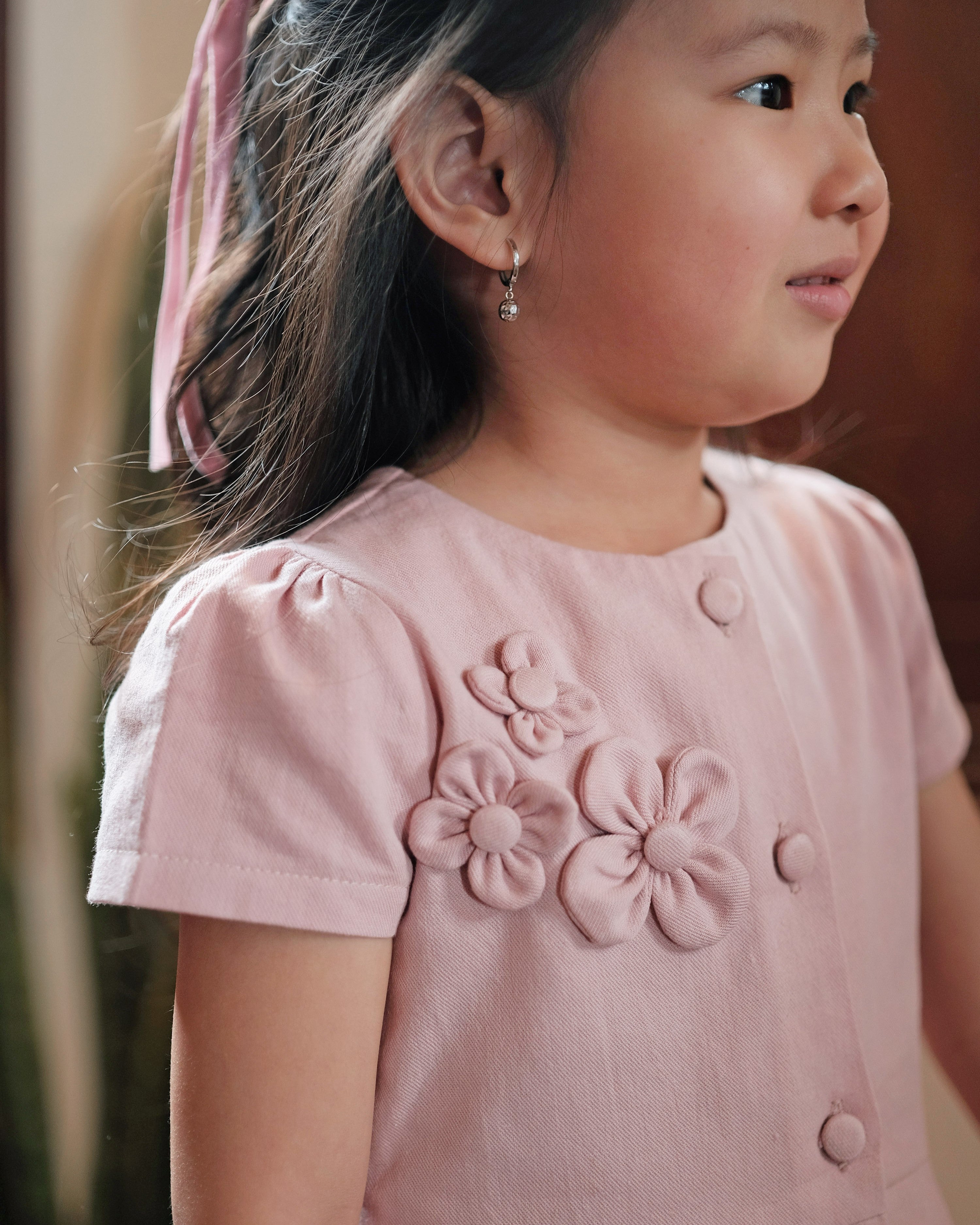 Faith Peplum Top in Pink