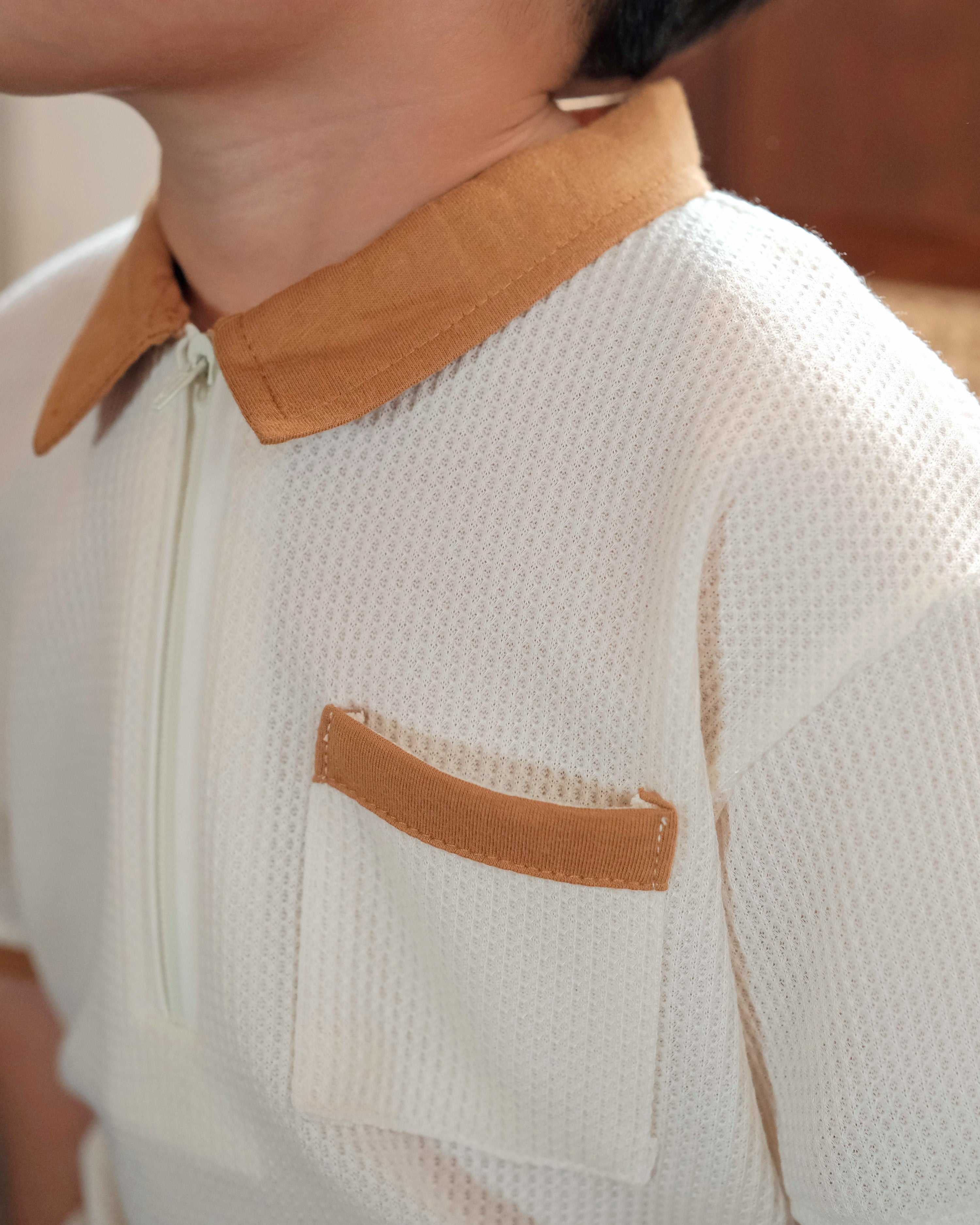 Lucien Polo Shirt in Broken White