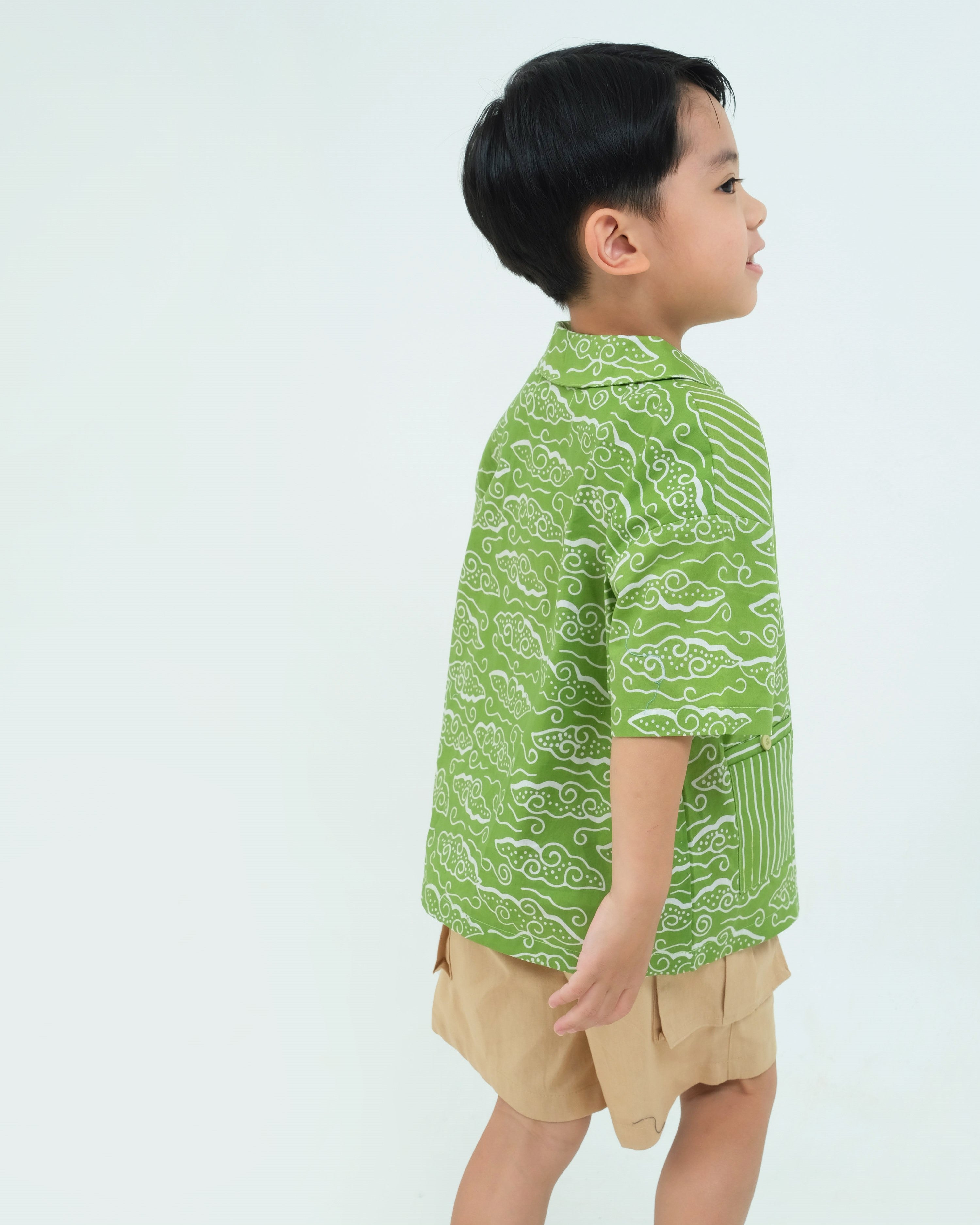 Megamendung Batik Polo Shirt