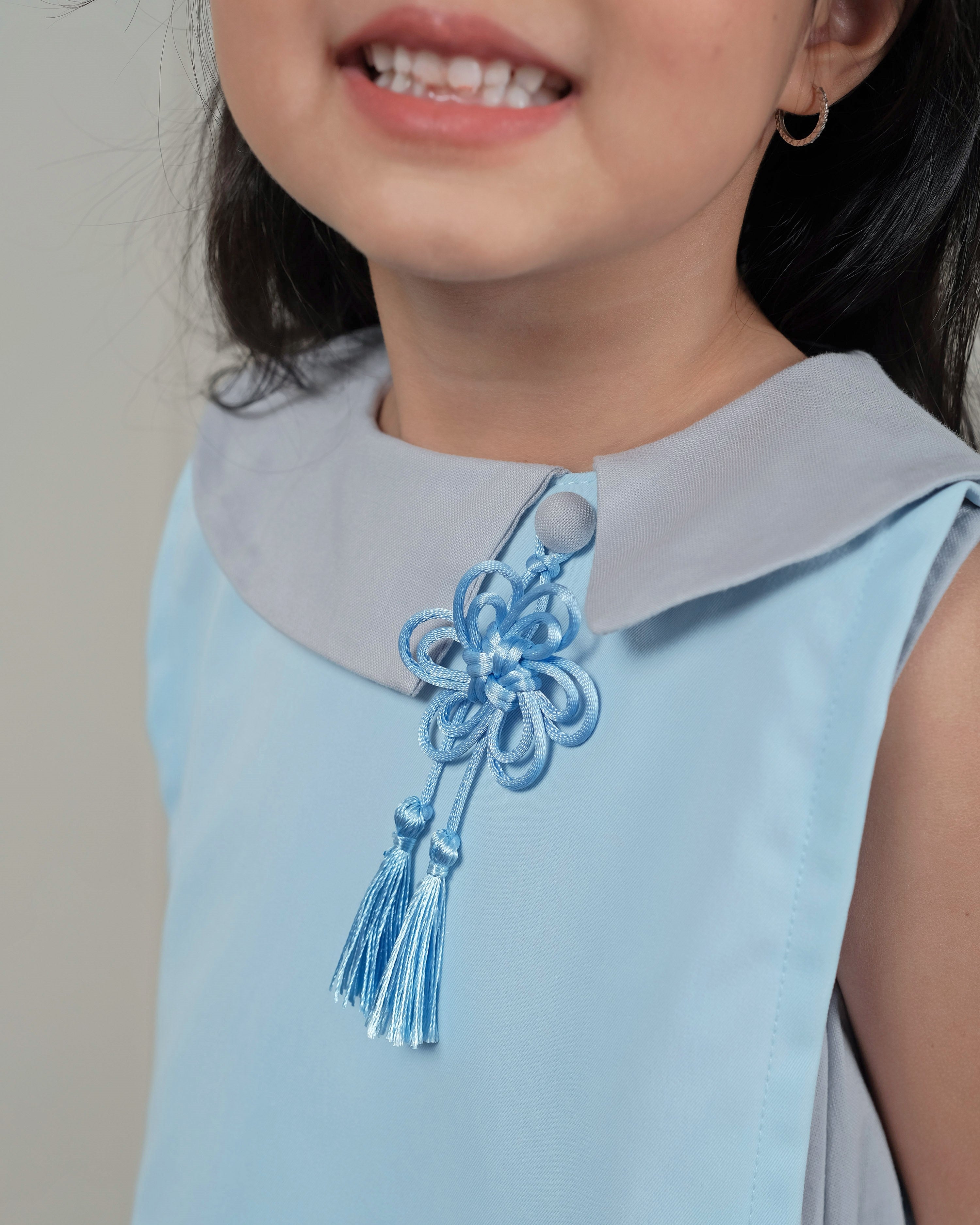 Wei Oriental Dress in Sky Blue