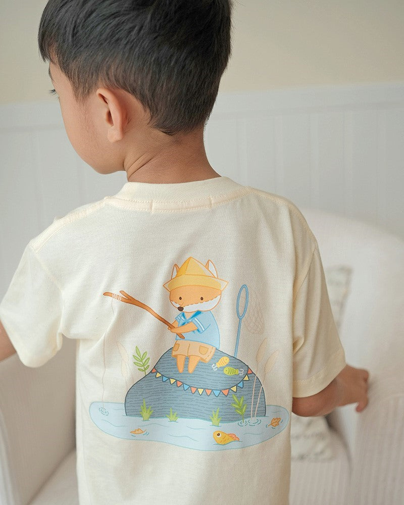 Zippo's Boat T-Shirt in Cream