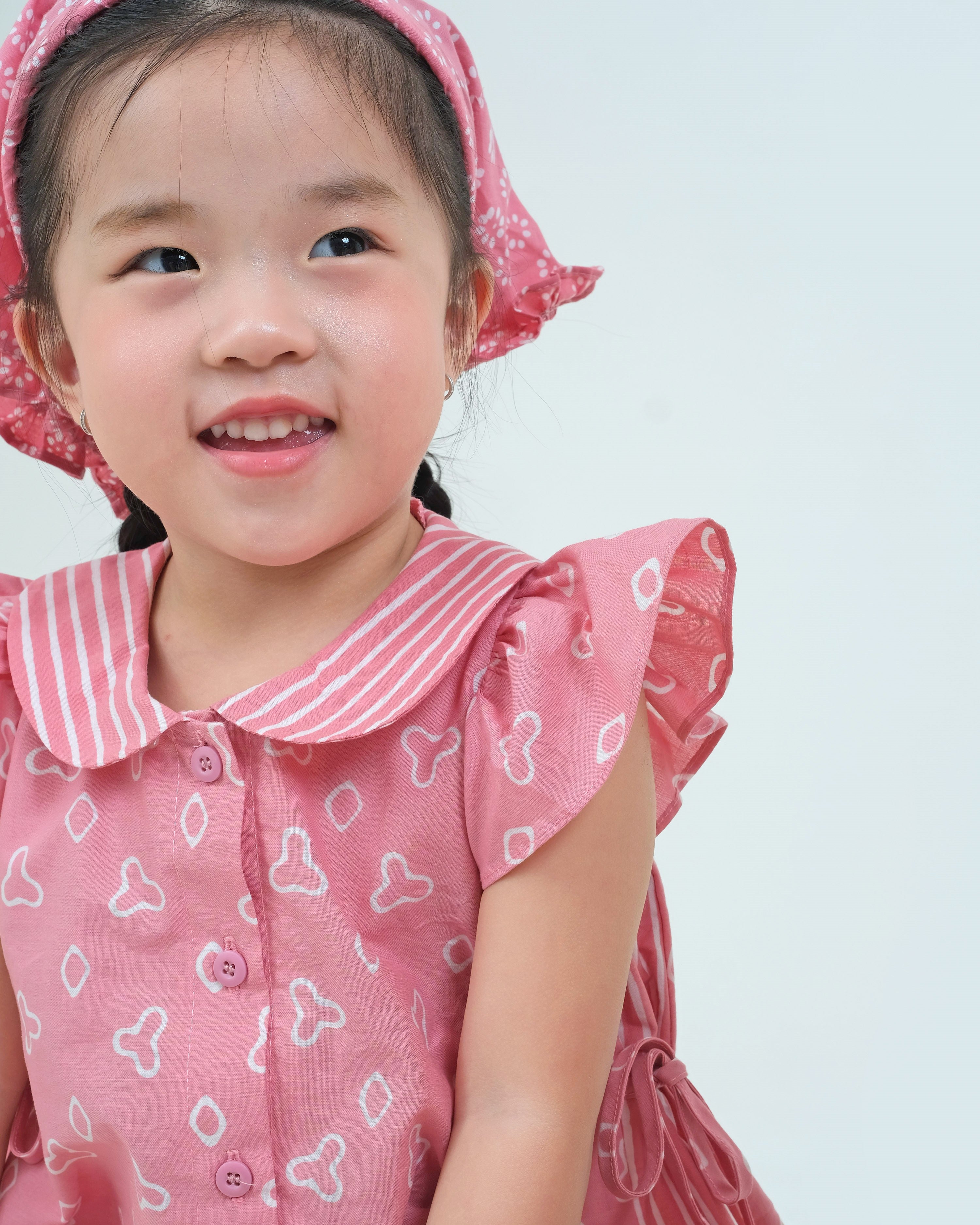 Jumputan Batik Ruffle Blouse