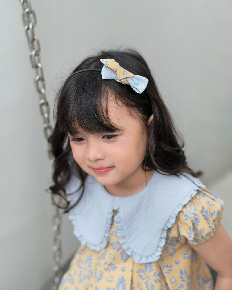 Molek Bow Hairpin in Yellow