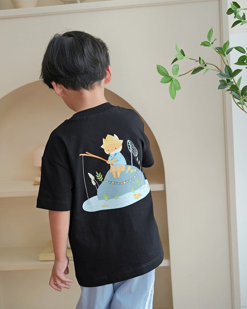 Zippo's Boat T-Shirt in Black