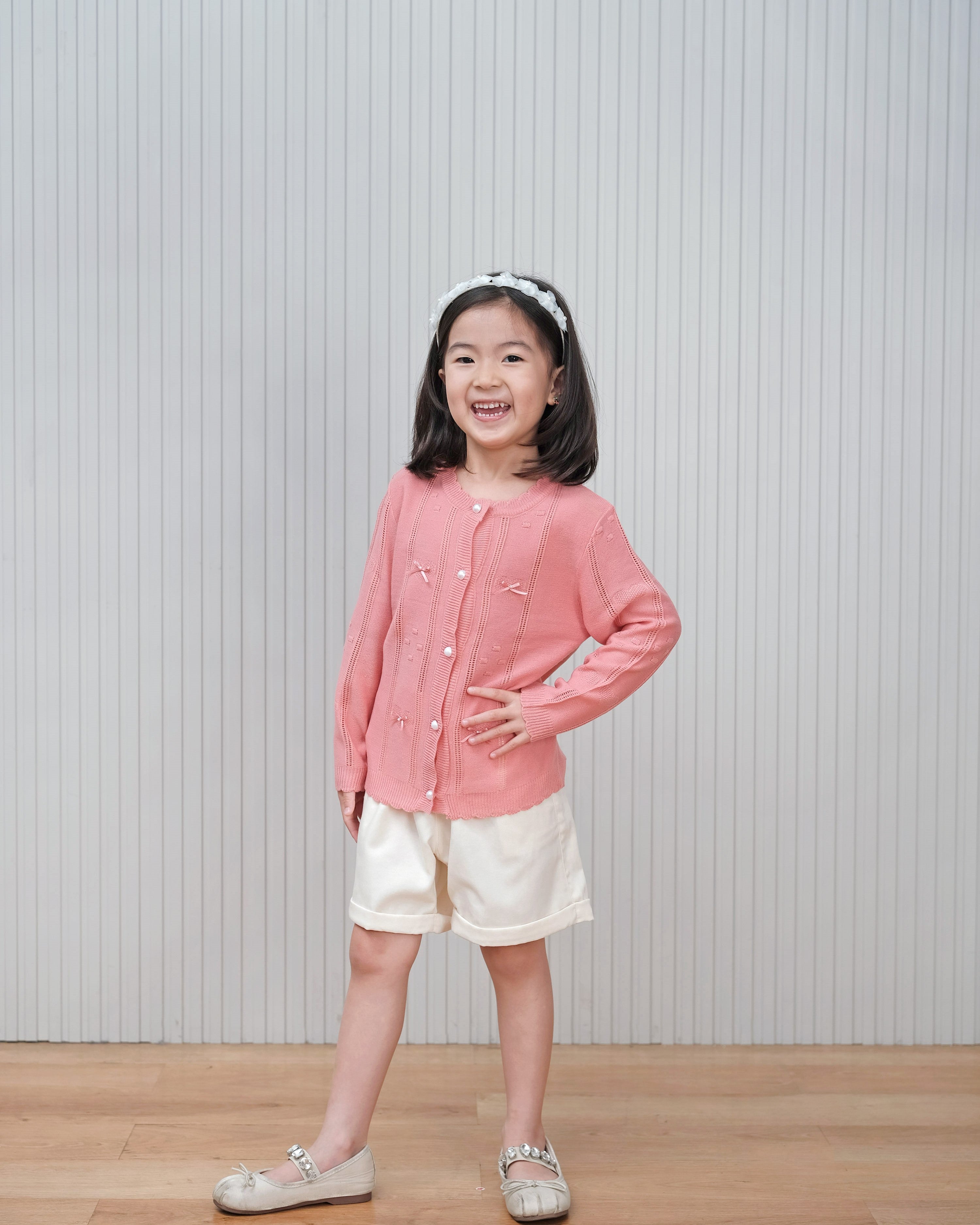 LIMITED EDITION Amora Knit Cardigan in Peony