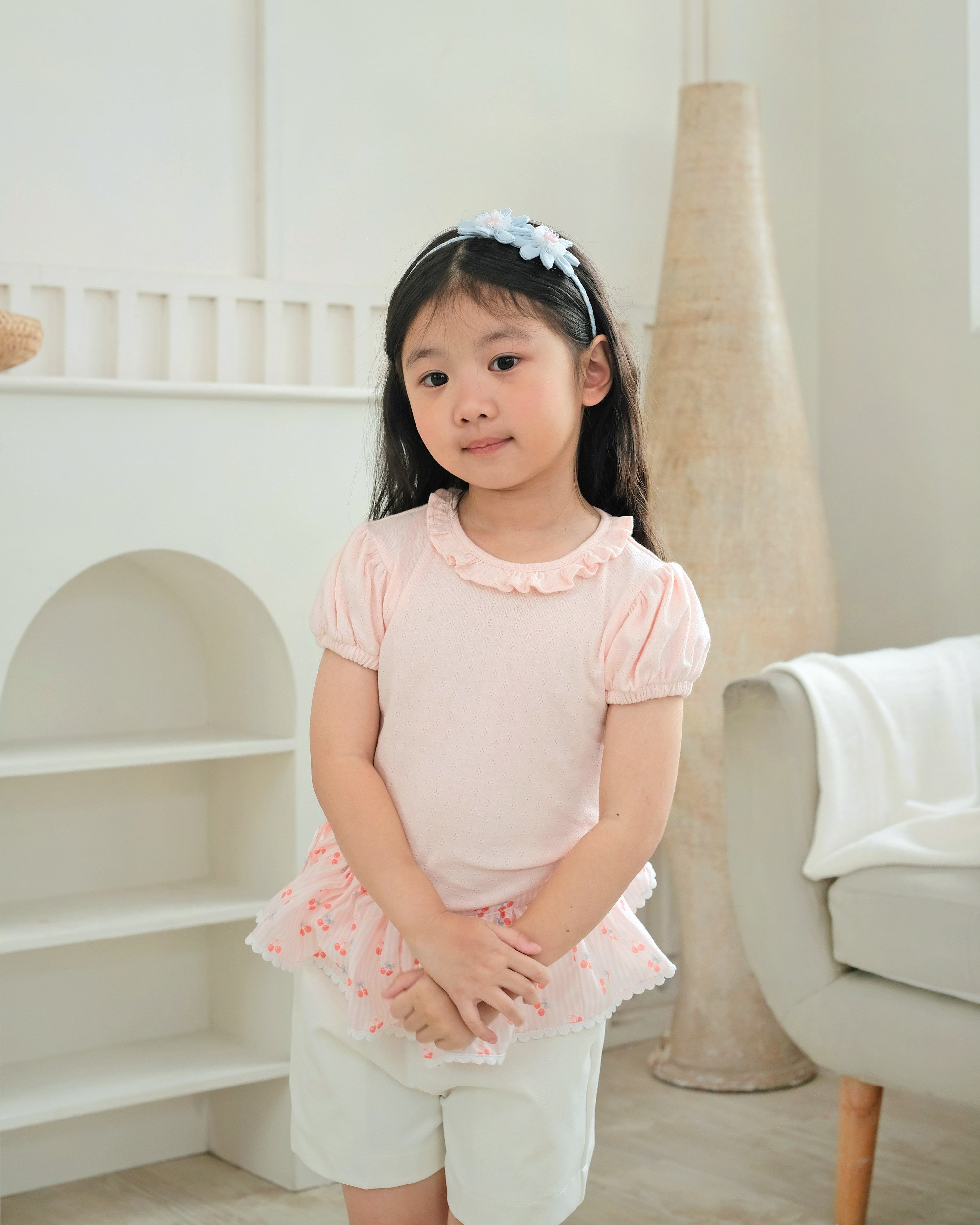 Rosemund Rib Top in Soft Pink