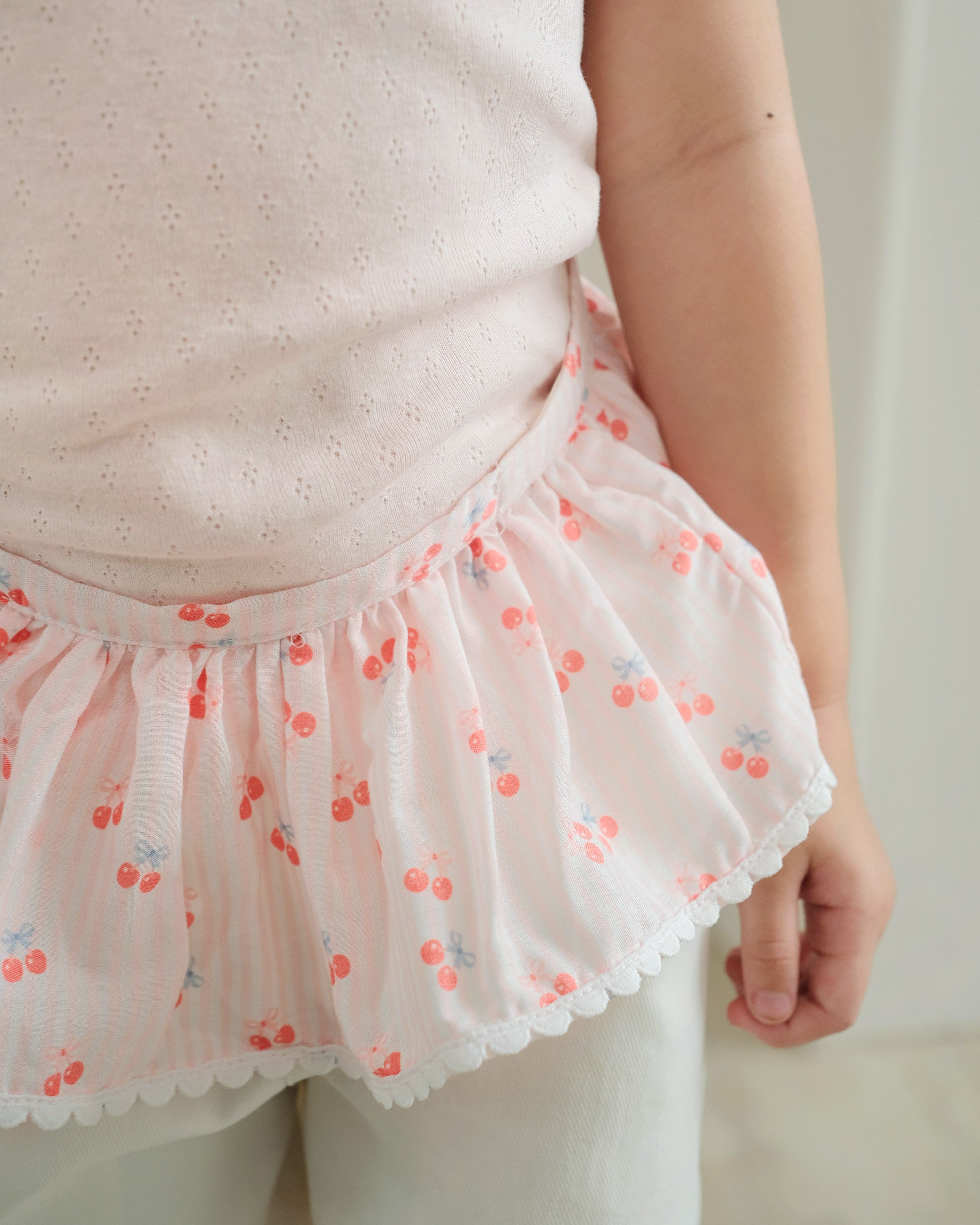 Maddie Hip Scarf in Cherry
