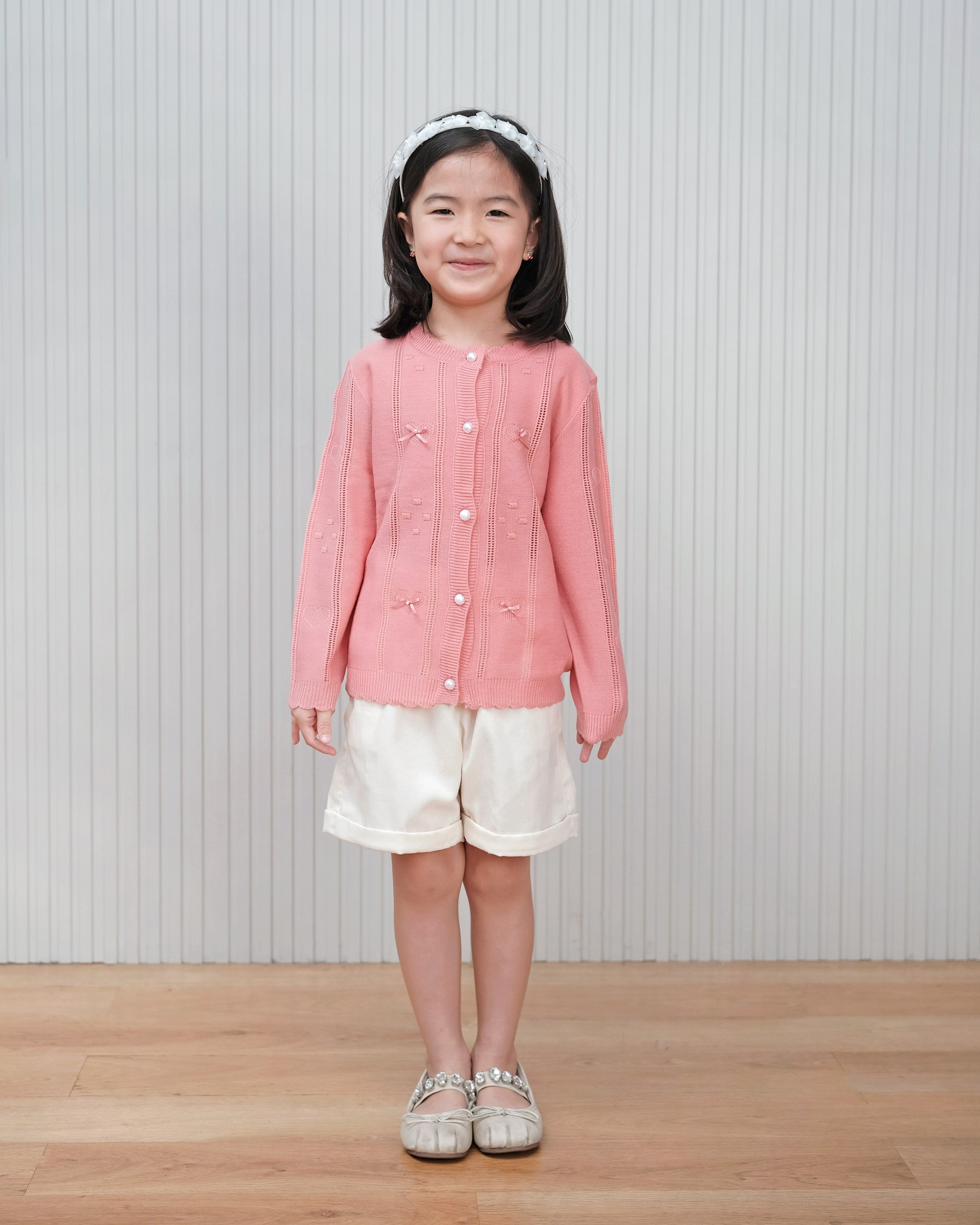 LIMITED EDITION Amora Knit Cardigan in Peony