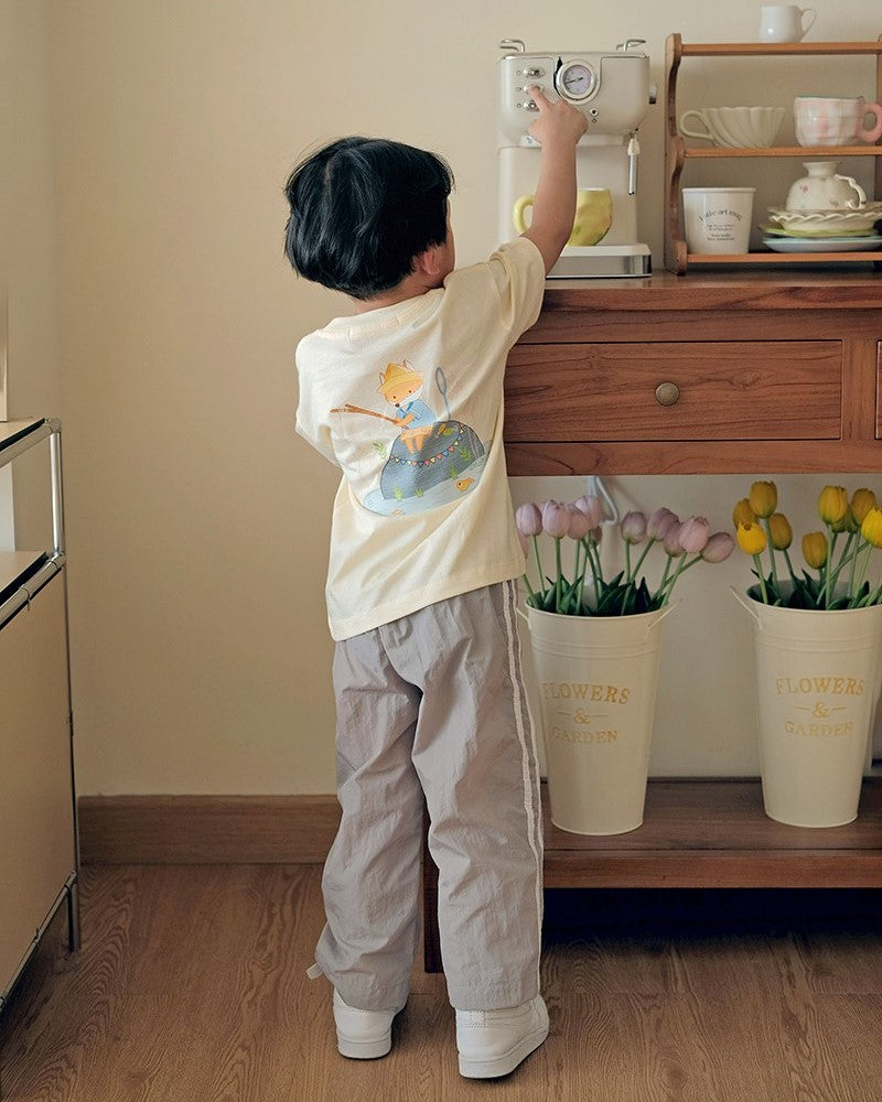 Zippo's Boat T-Shirt in Cream