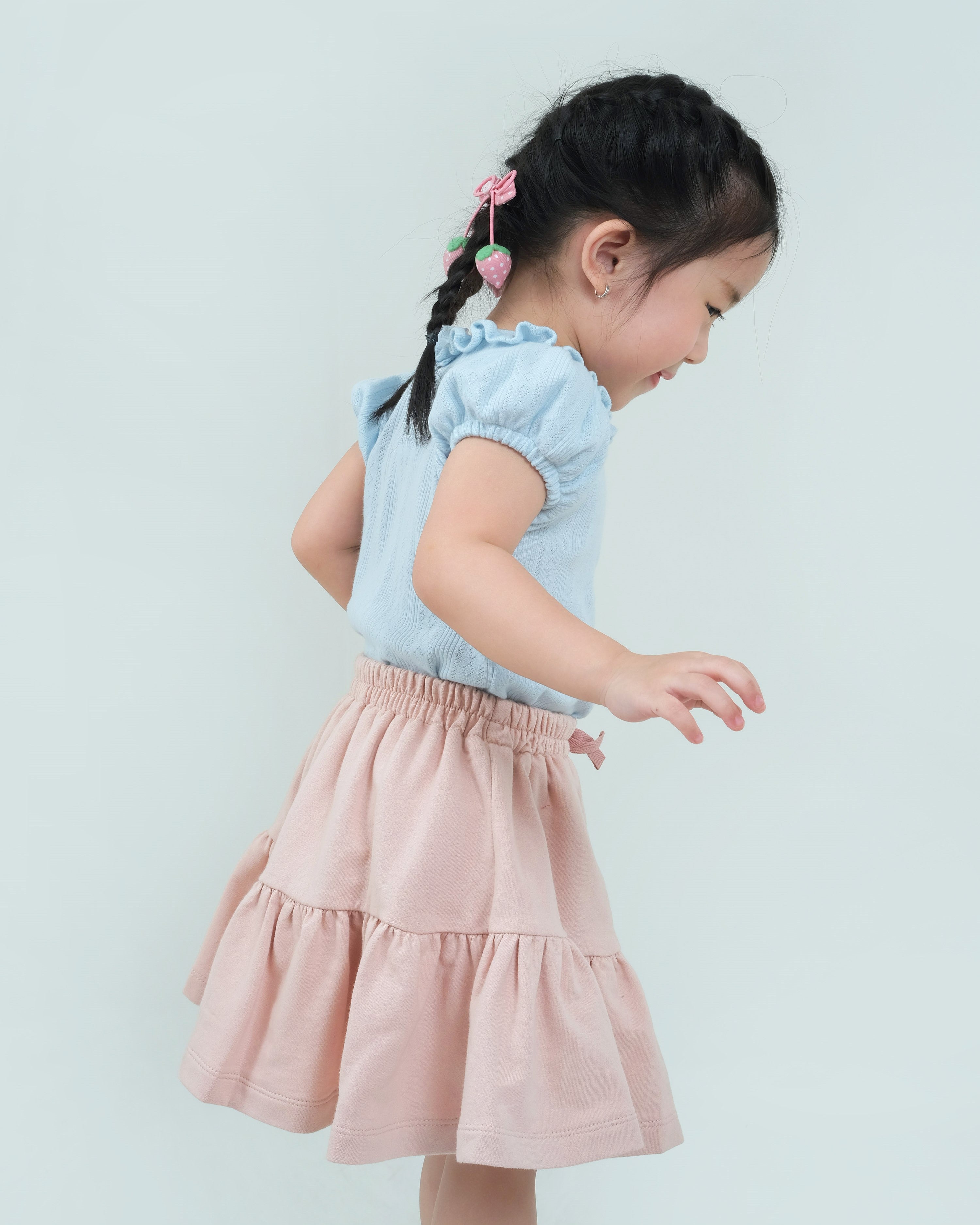Rosemund Rib Top in Baby Blue