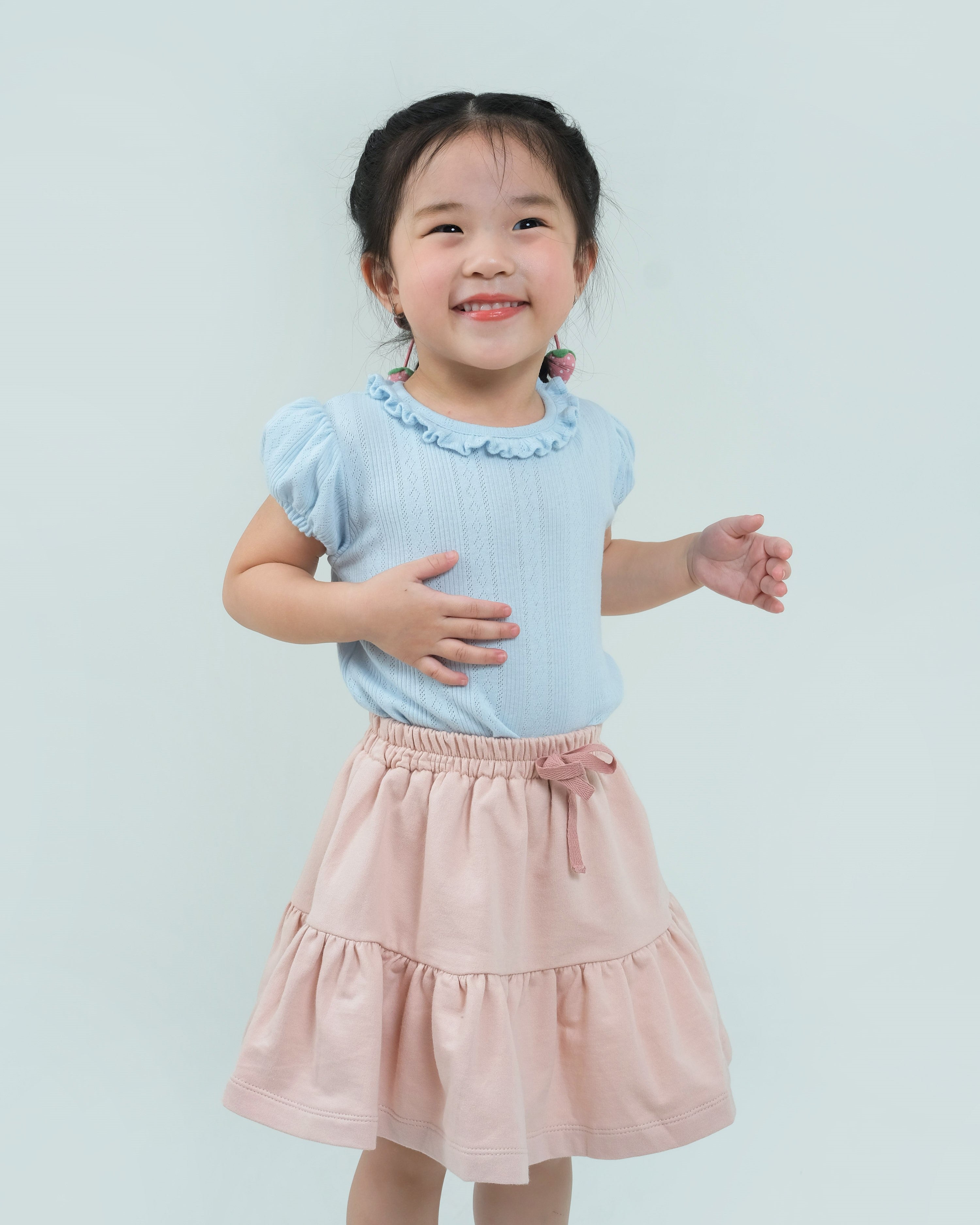 Rosemund Rib Top in Baby Blue