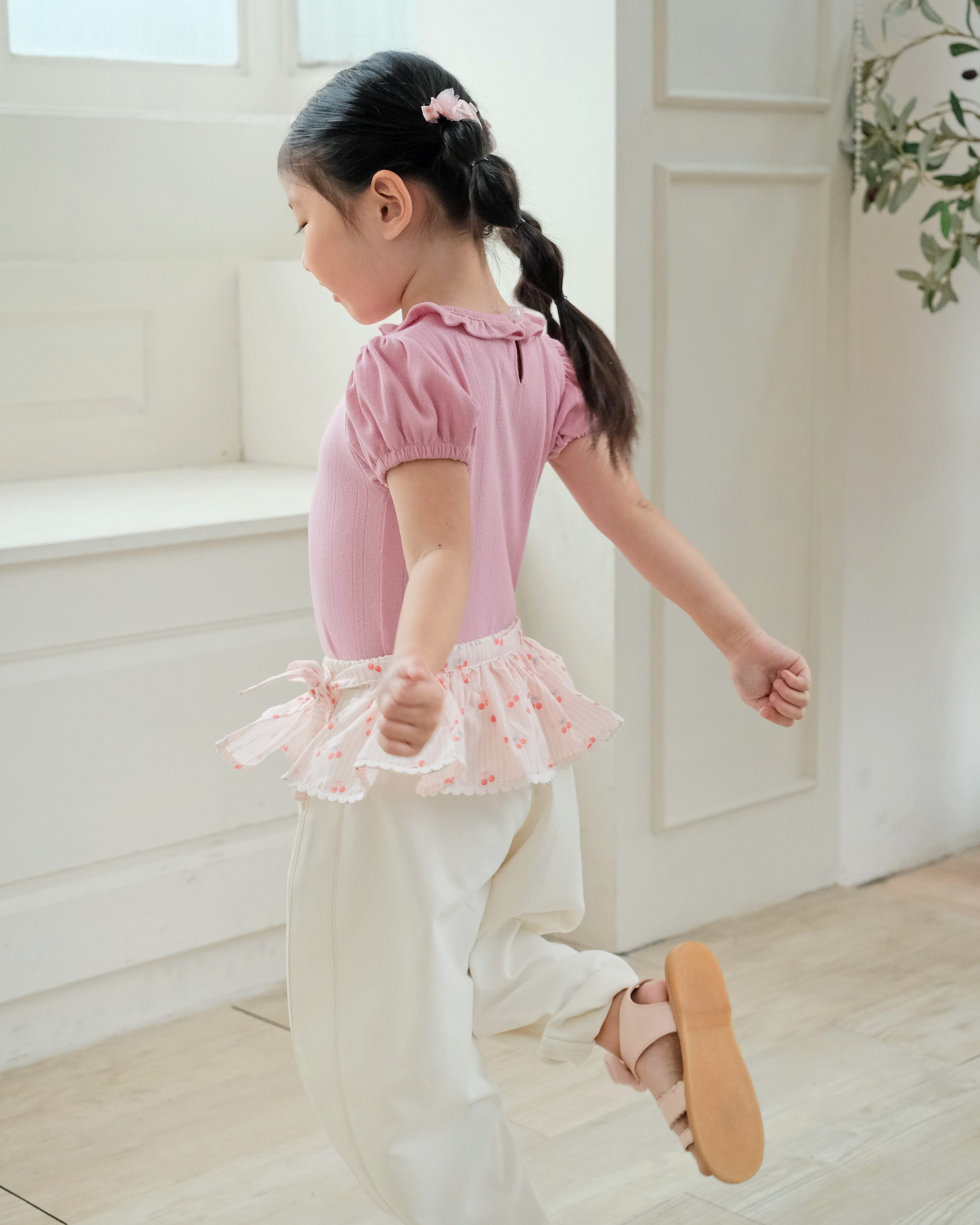 Rosemund Rib Top in Dusty Pink