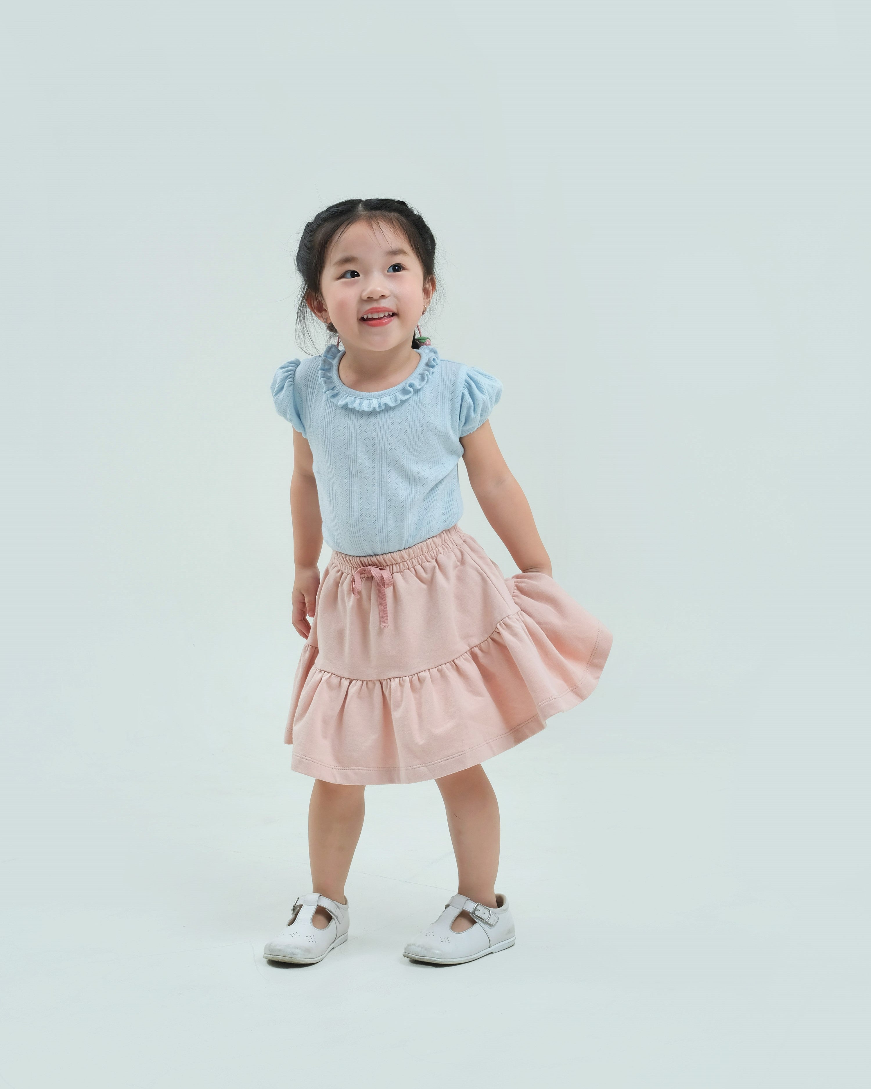 Rosemund Rib Top in Baby Blue