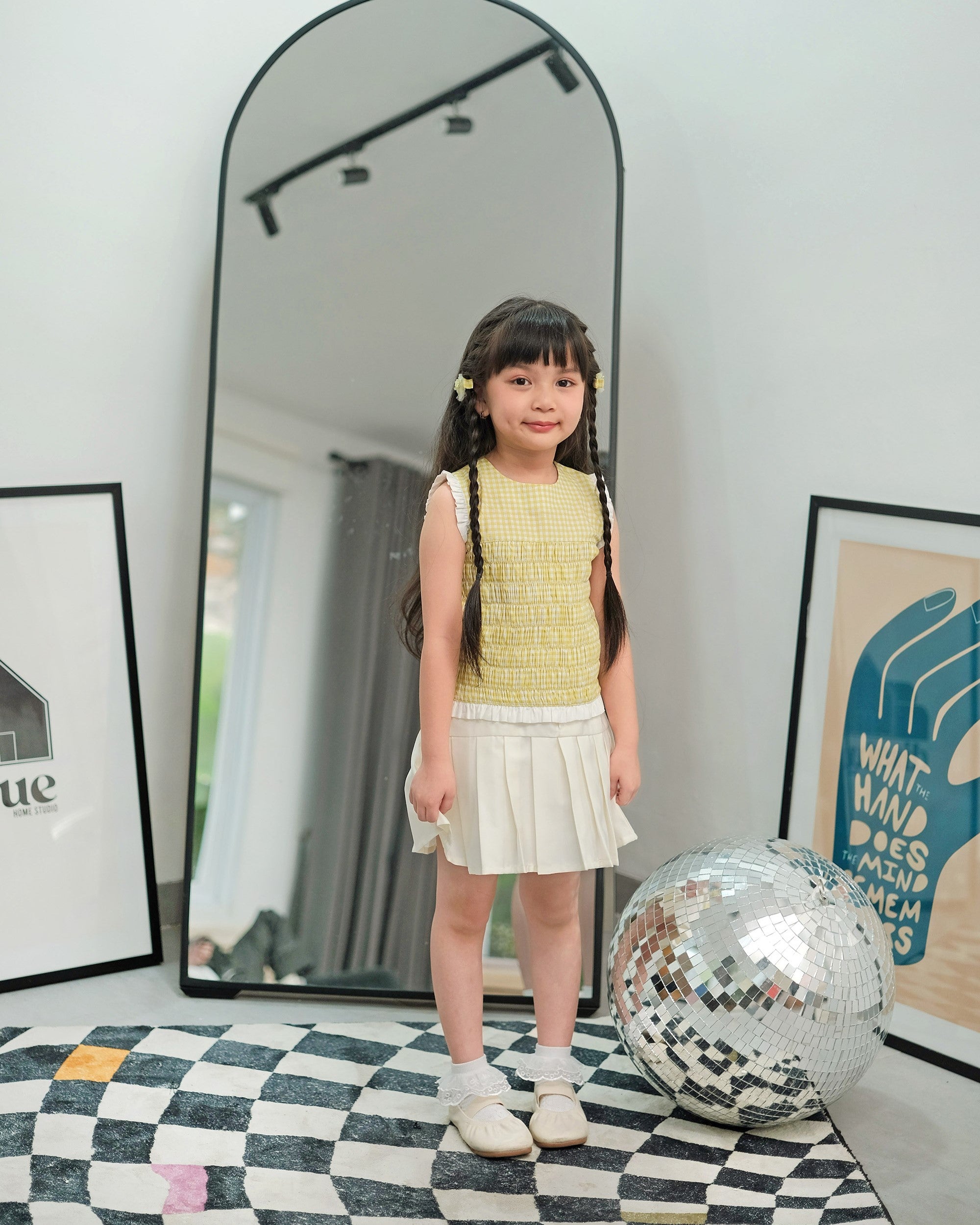 Ivy Tennis Skort in Broken White