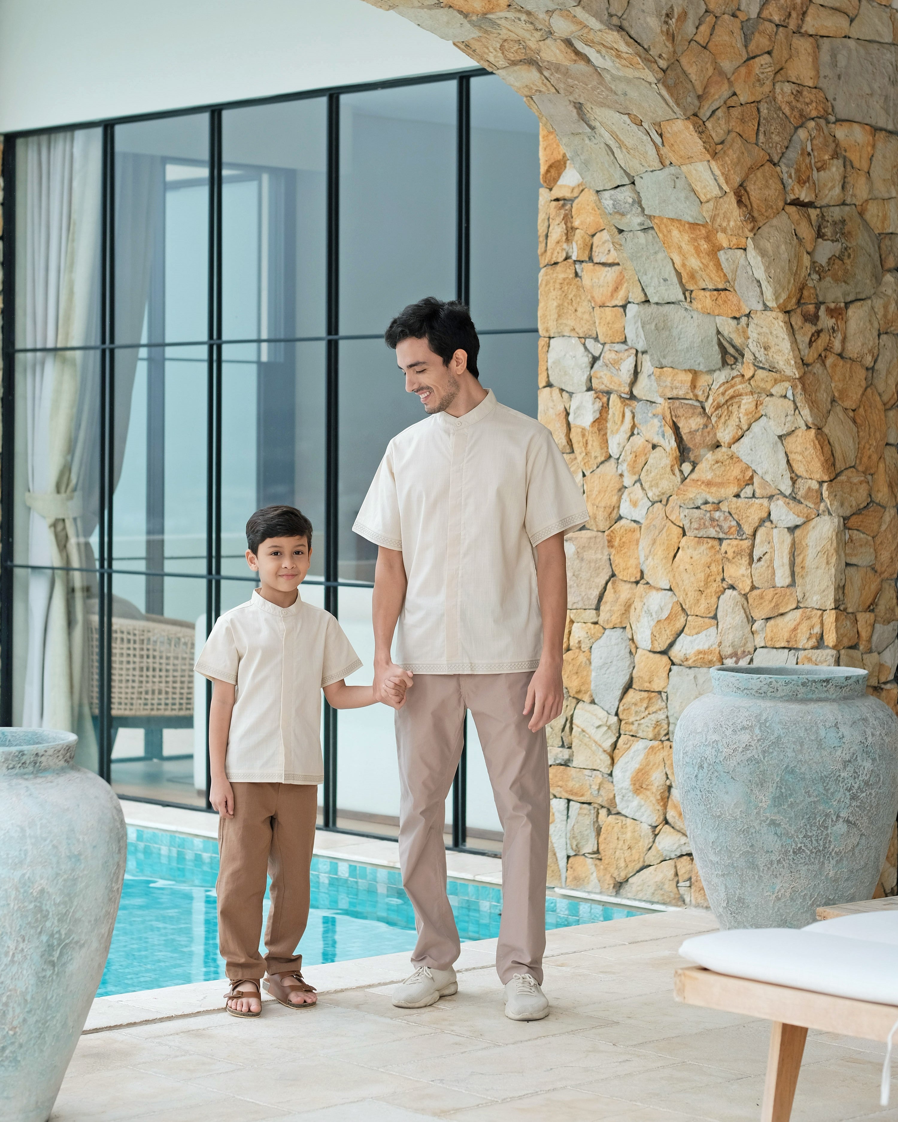 Mr. Maaliq Koko Shirt in Cream