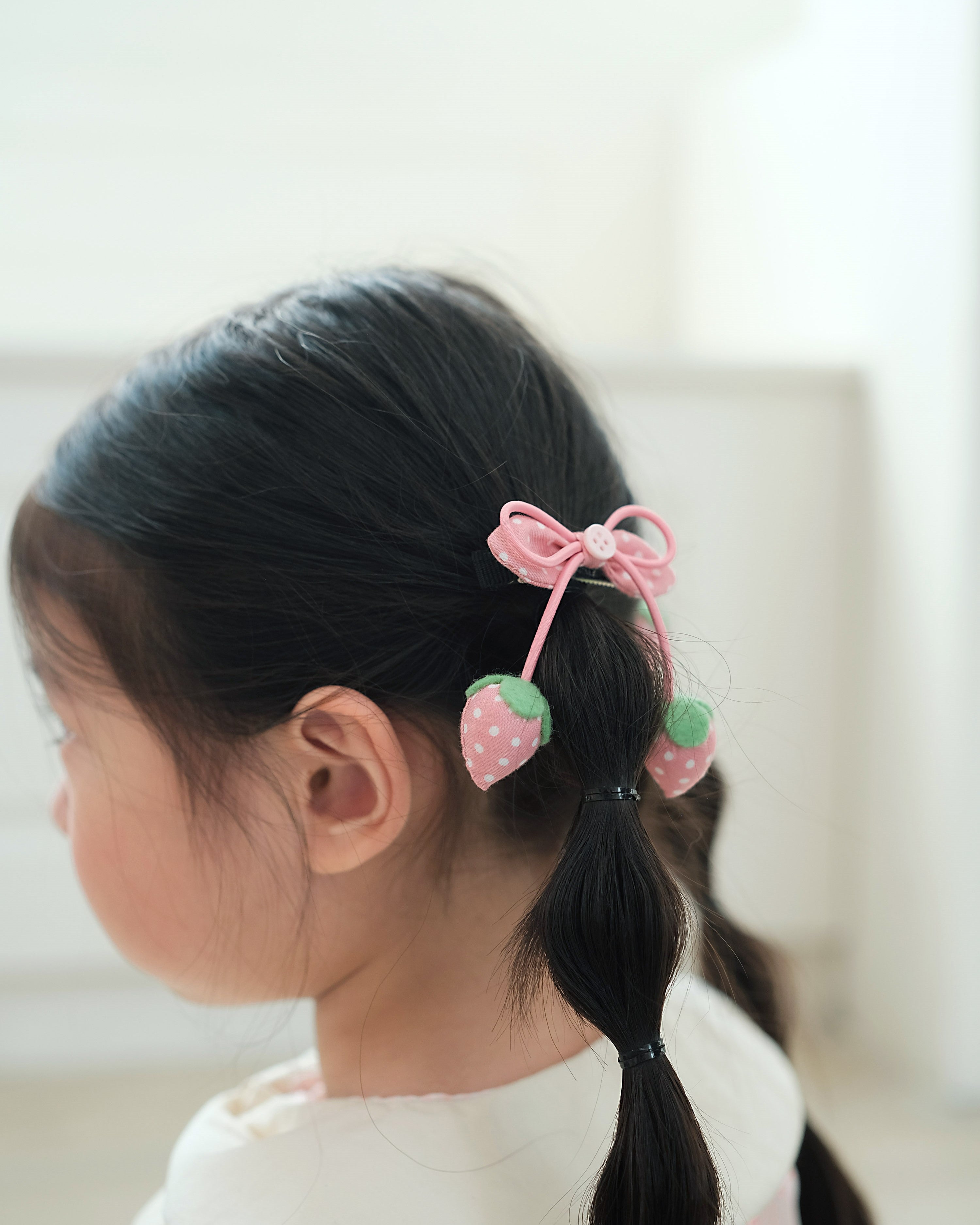 Fraise Hairpin in Pink