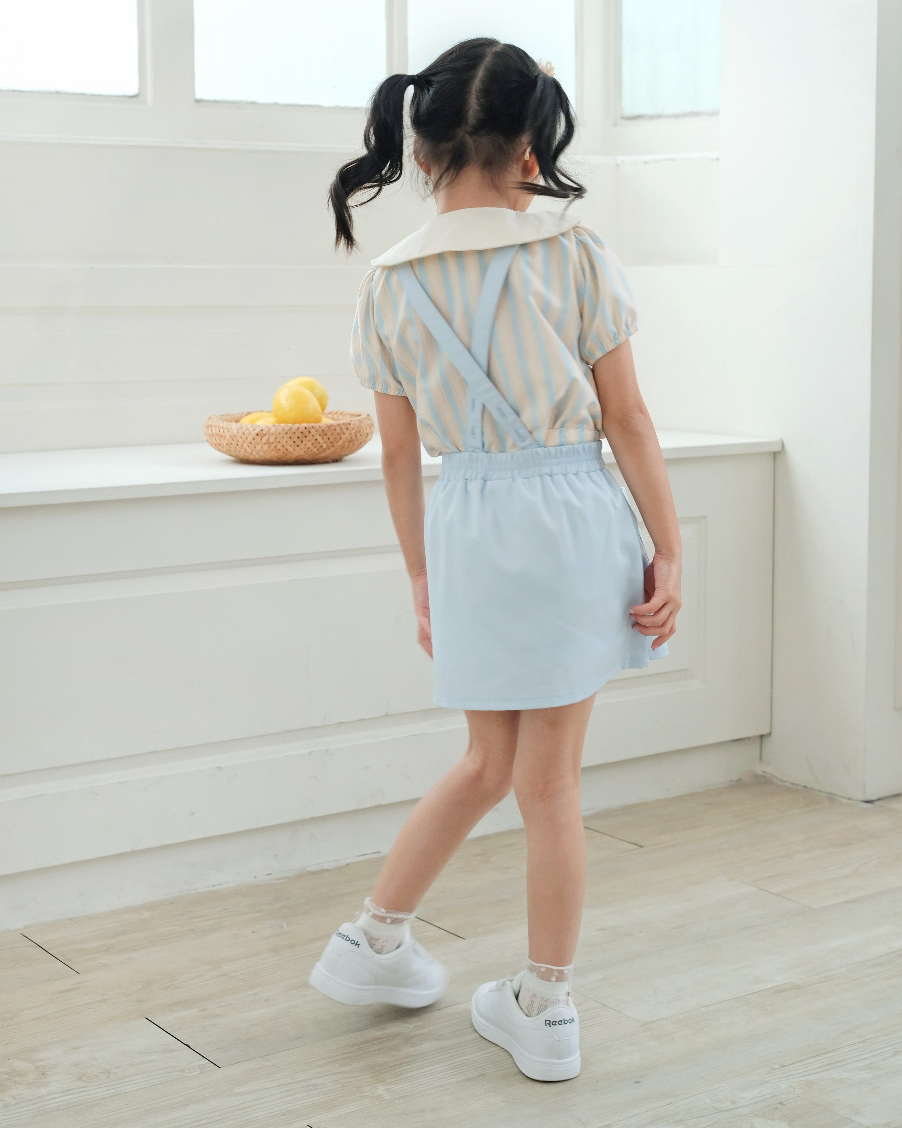 Blakely Mini Skirt in Baby Blue