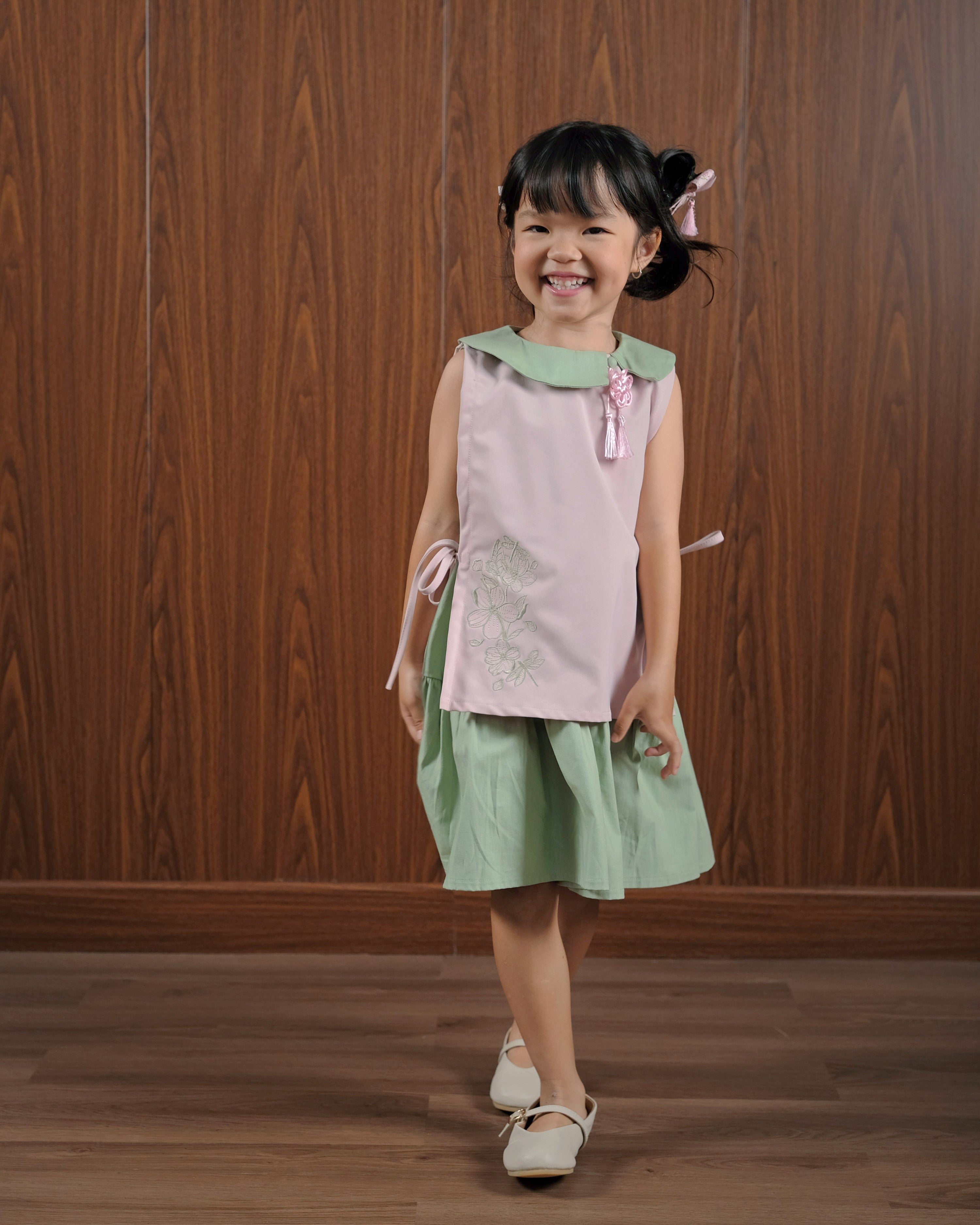 Wei Oriental Dress in Pink