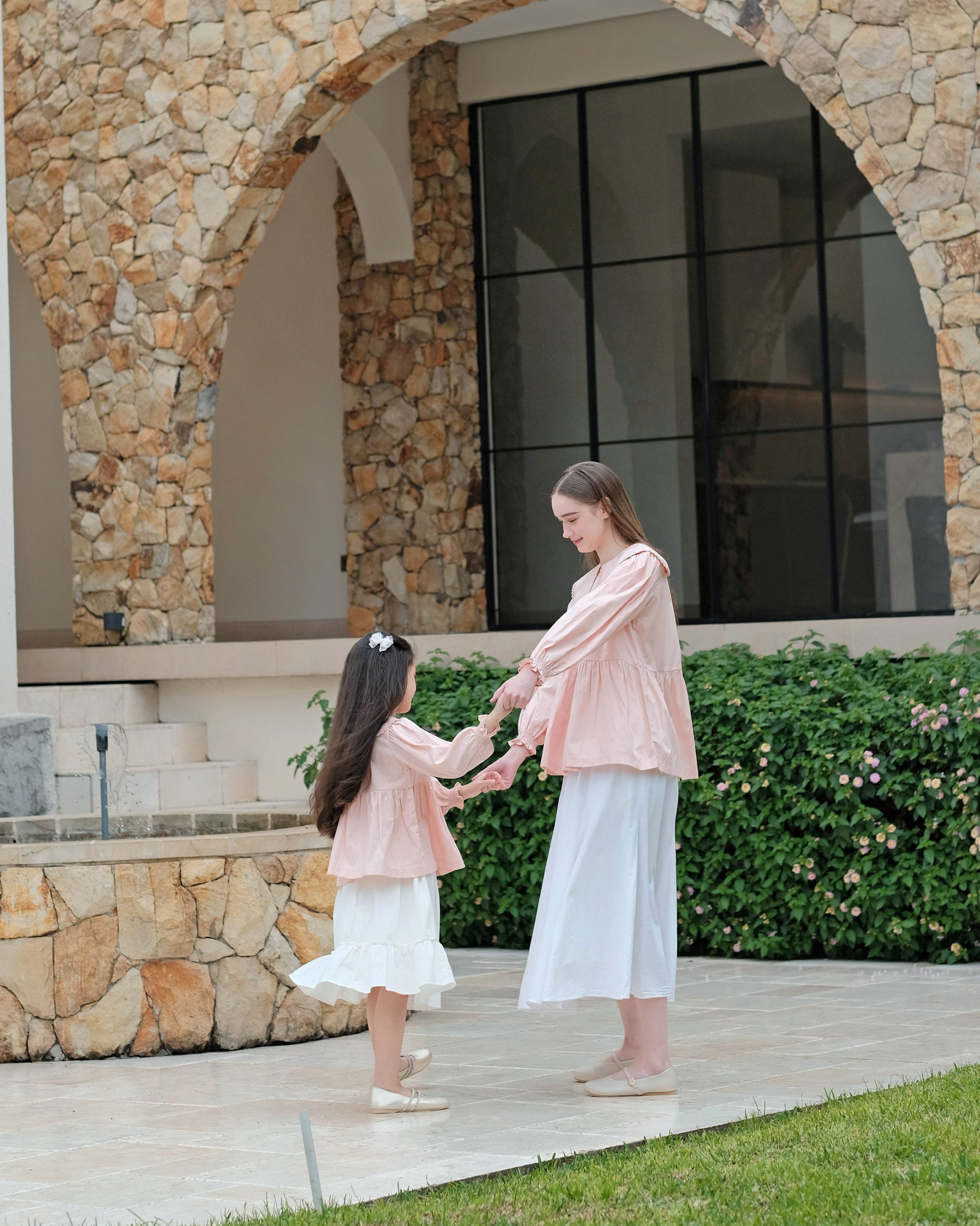 Serafina Collar Blouse in Pink