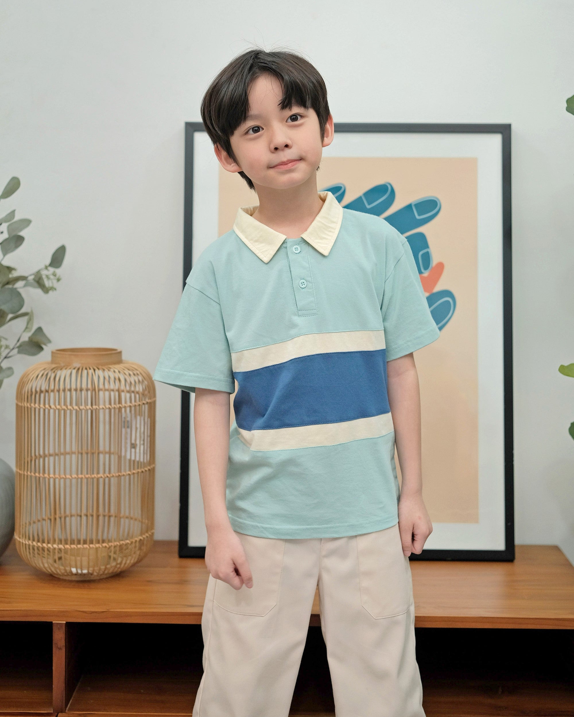 Hugo Polo Shirt in Aqua Haze