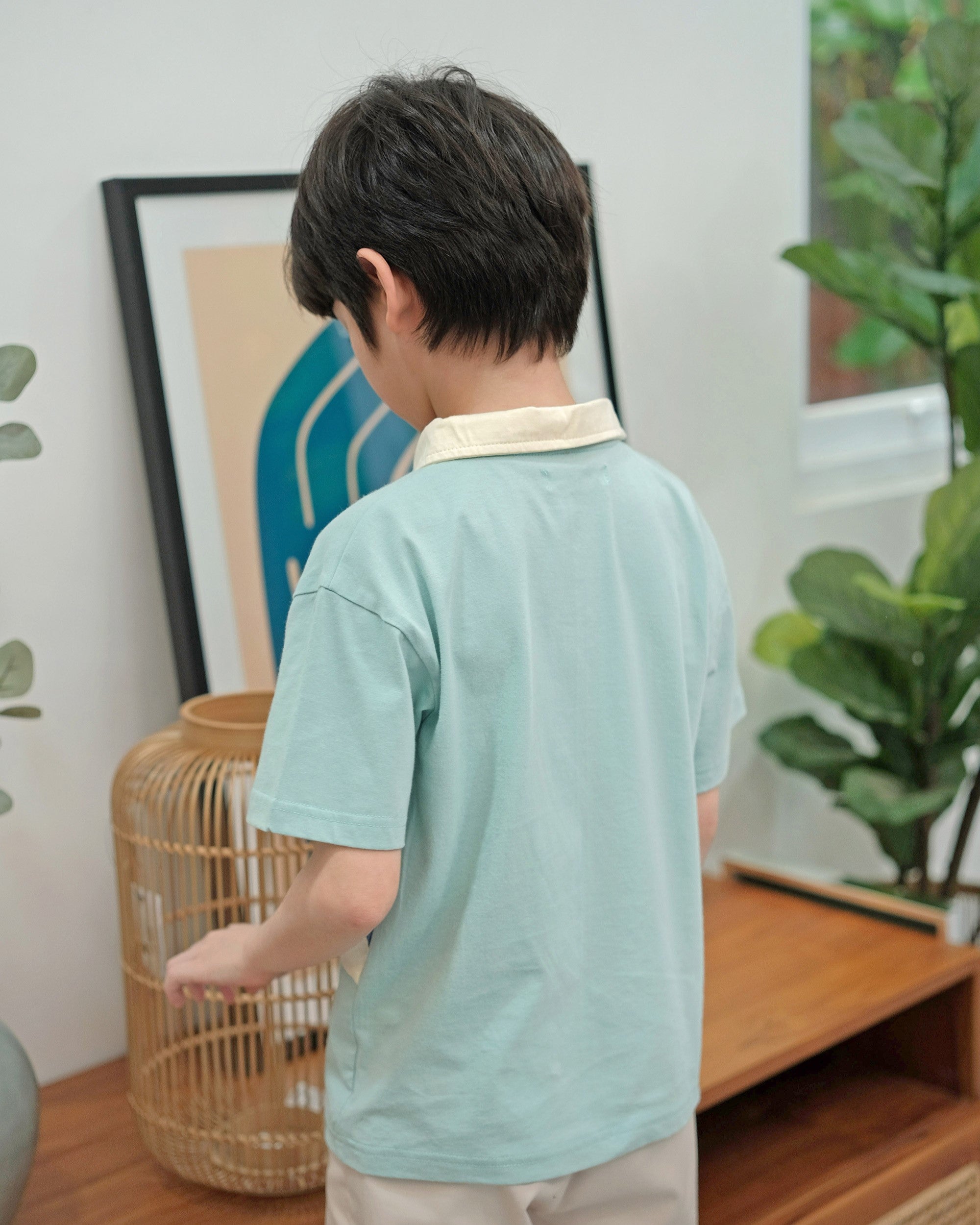 Hugo Polo Shirt in Aqua Haze