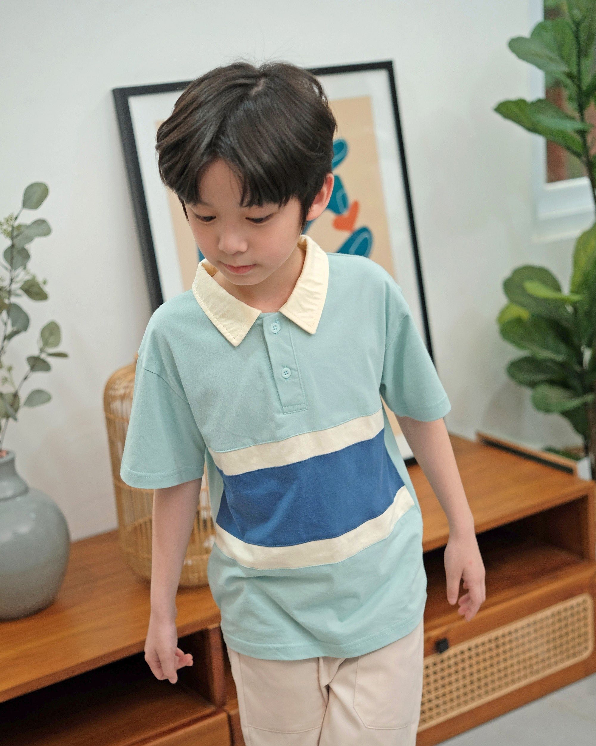 Hugo Polo Shirt in Aqua Haze