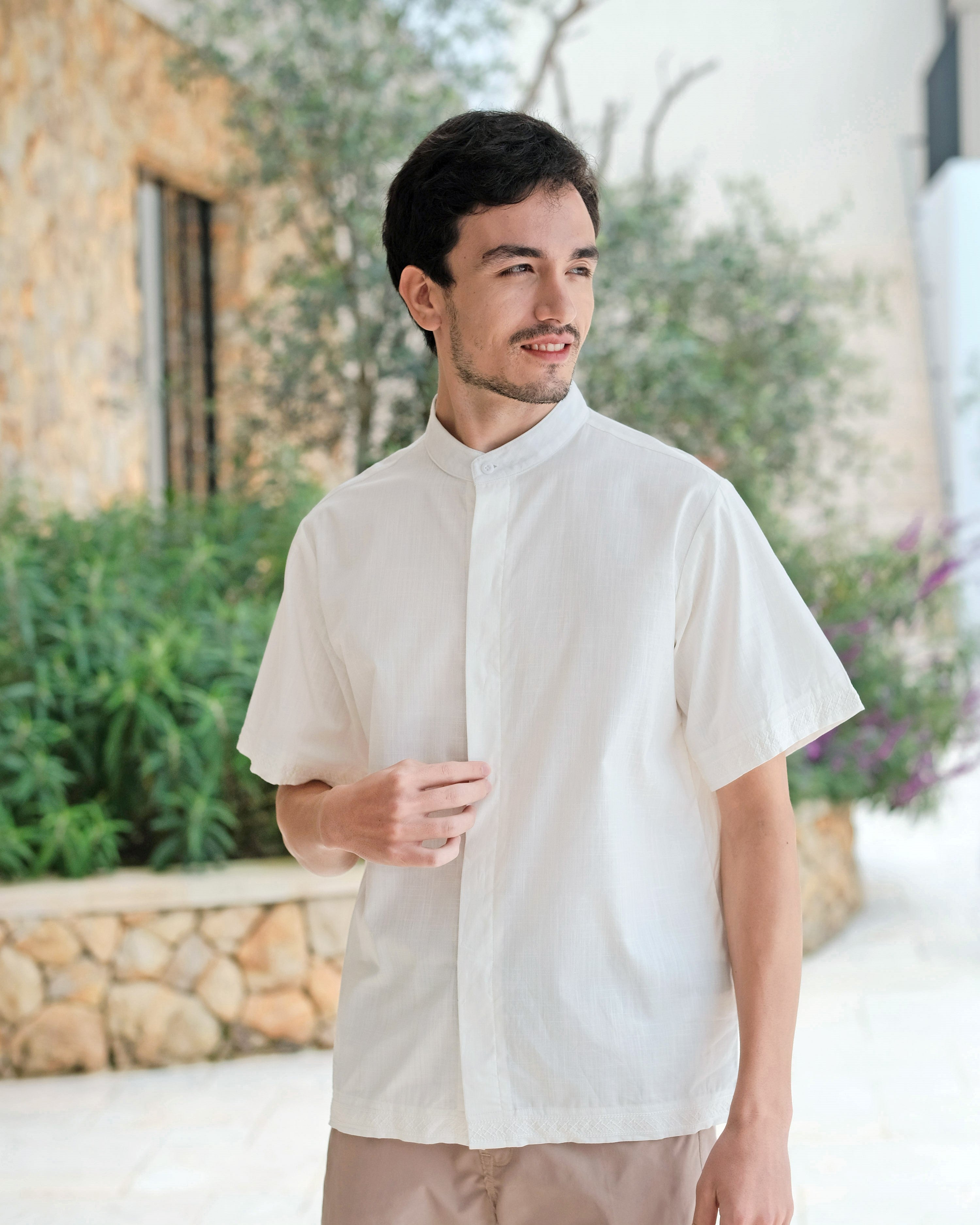 Mr. Maaliq Koko Shirt in Broken White