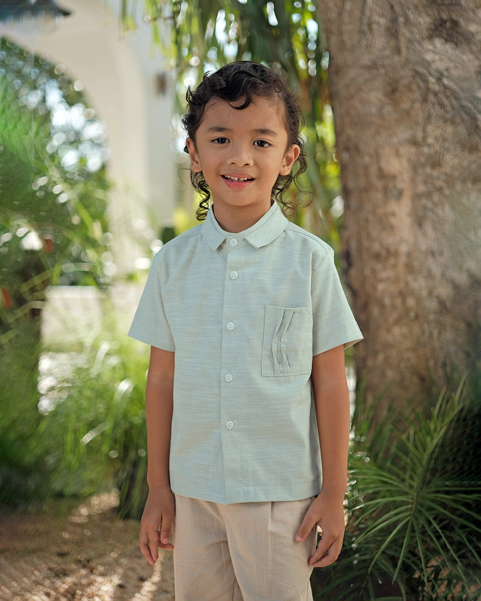 Adam Koko Eid Shirt in Sage Green