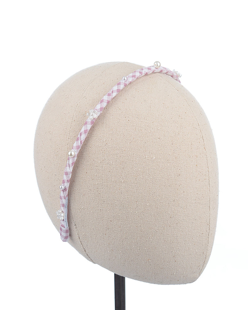 Charm Plastic Headband in Lilac