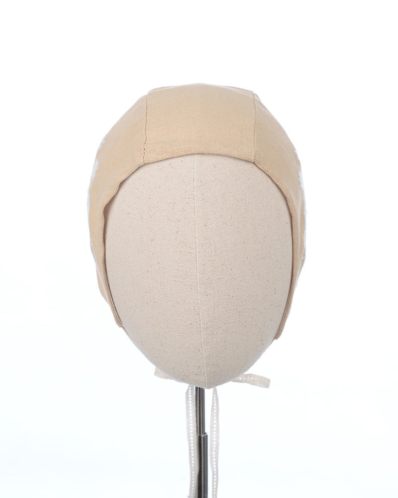 Kirana Embroidery Bonnet in Vanilla
