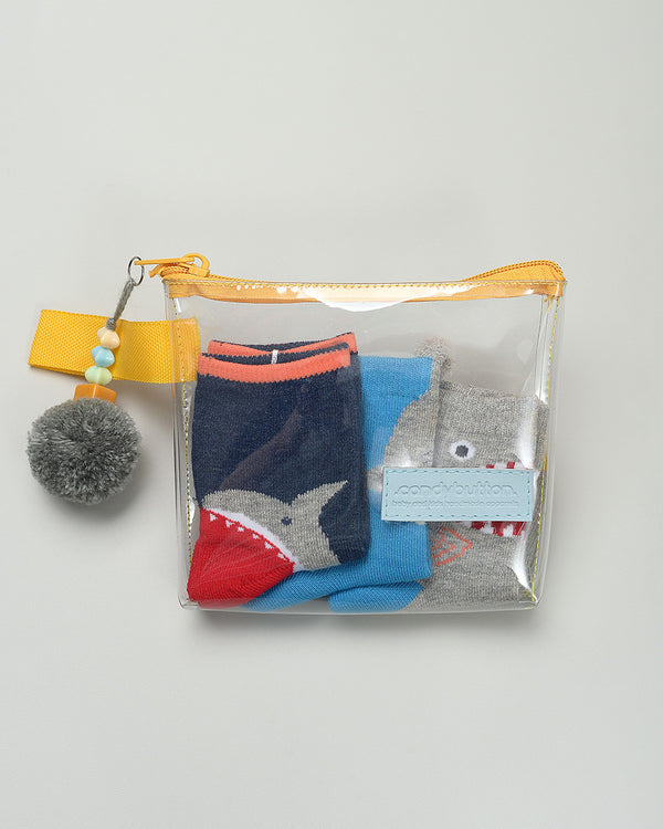.candybutton. Socks Package - Shark