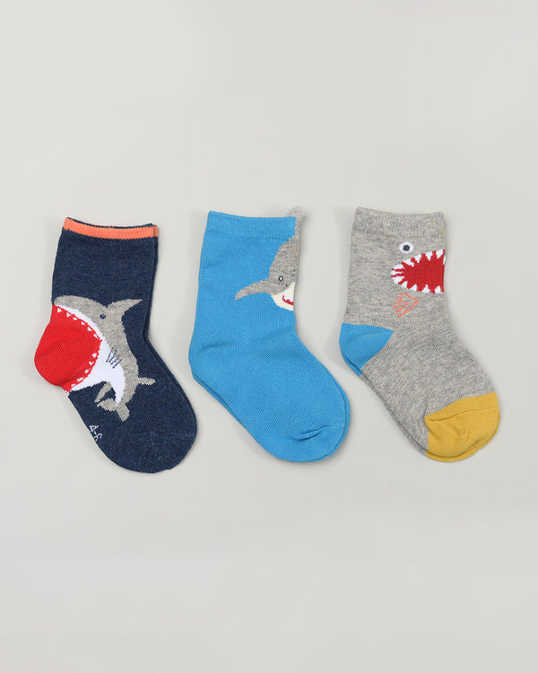 .candybutton. Socks Package - Shark