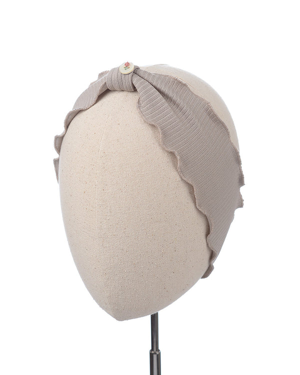 Darjeeling Baby Headband in Latte