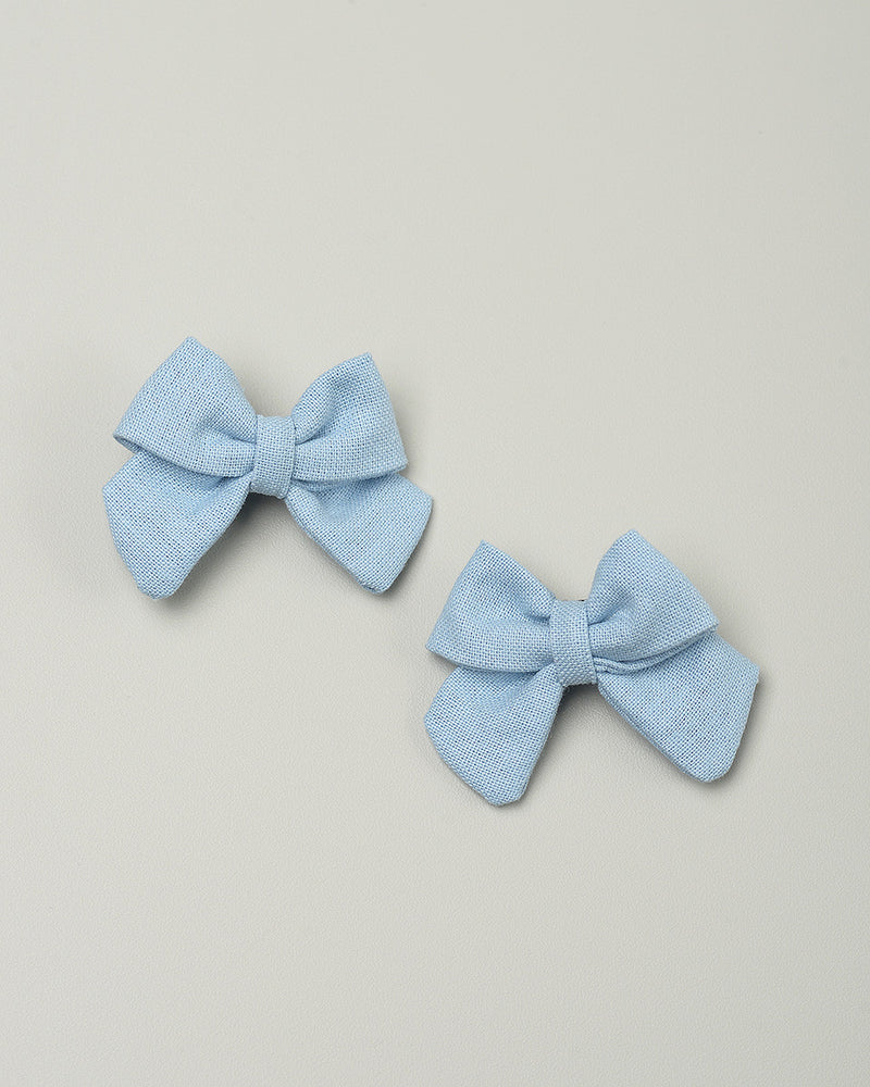 Kyoto Bow Hairpin in Sky Blue