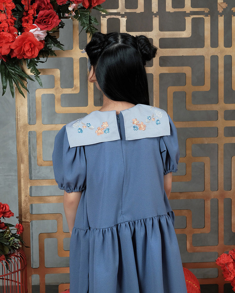 Baby Mei Ling Dress in Blue