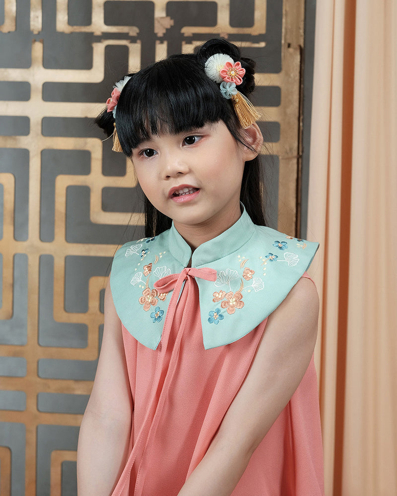 Baby Jia Li in Peach
