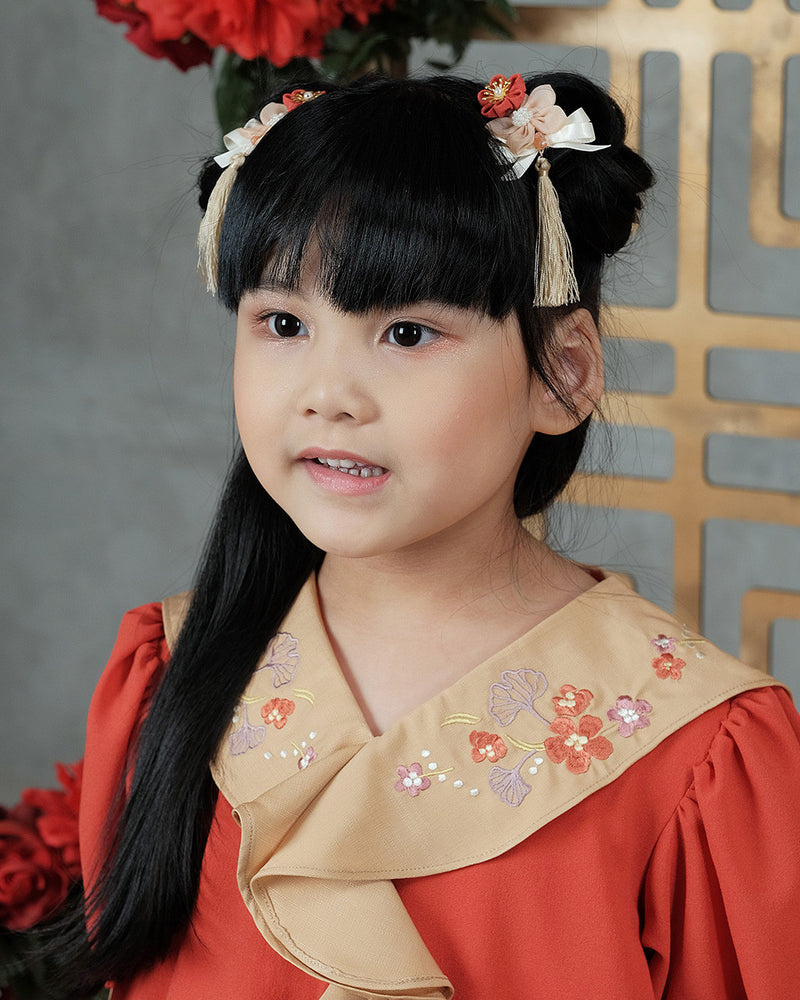 Baby Mei Ling Dress in Red