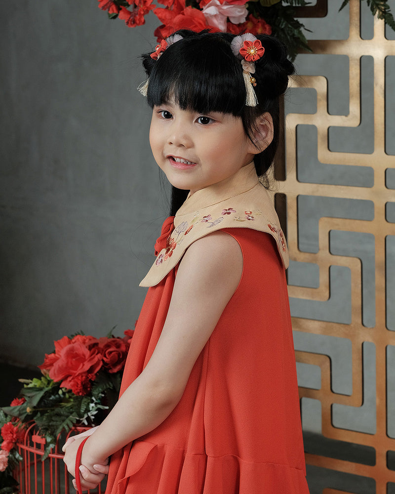 Baby Jia Li in Red
