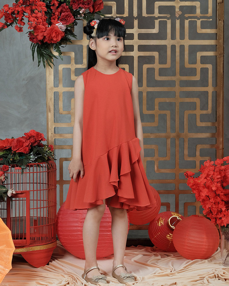 Baby Jia Li in Red