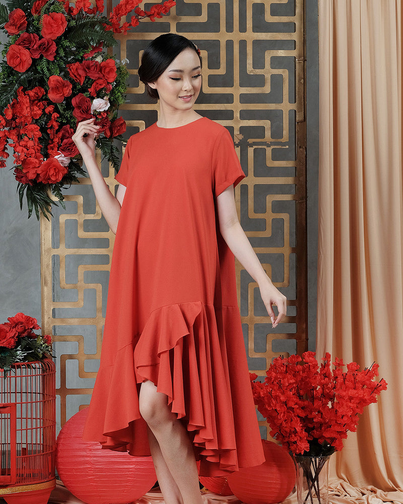 Lady Jia Li in Red