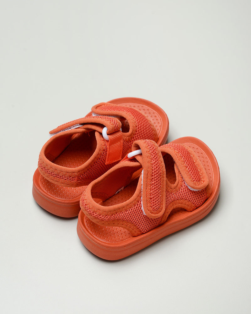 Atlas Strap Sandal in Orange