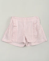 QUINN Ruffles Shorts in Pink