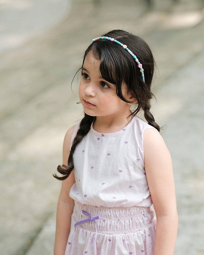 Purple Heart Smock Dress