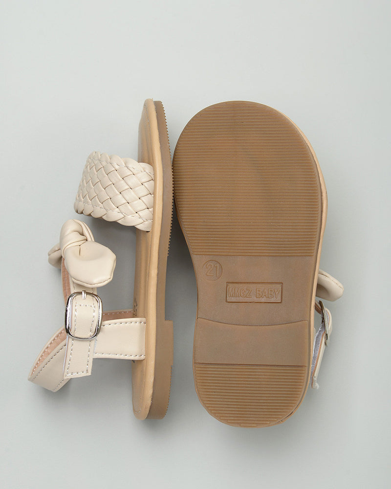 Gauri Woven Sandal in Beige