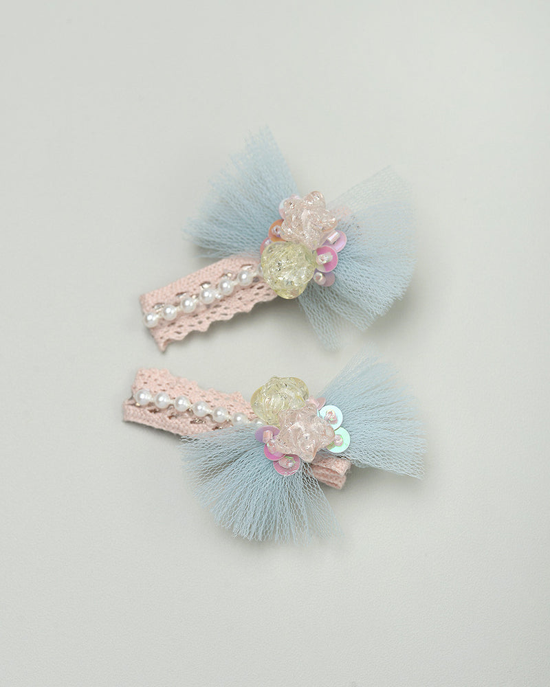Sandy Hairpin in Blue