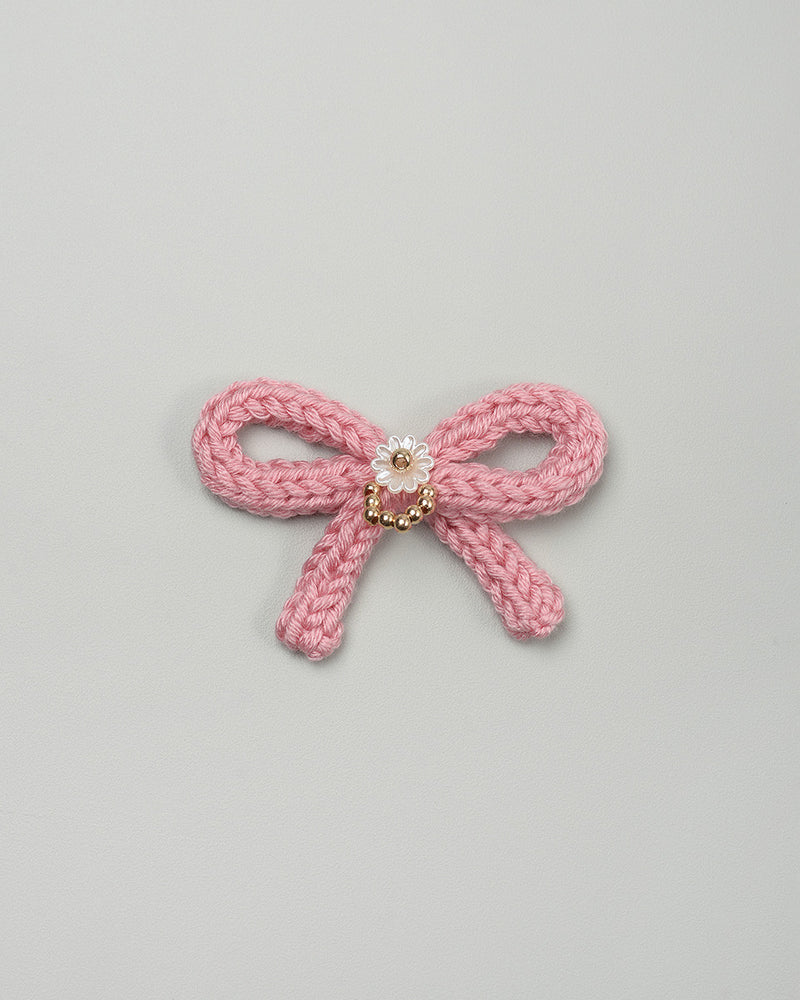 Celyn Knit Bow in Pink