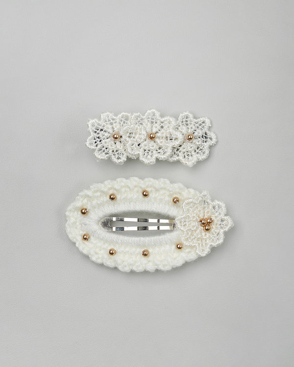 Fairy Clip Set in White