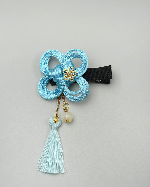 ARA Knot Hairpin in Blue