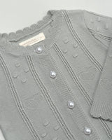 Amora Knit Cardigan in Grey