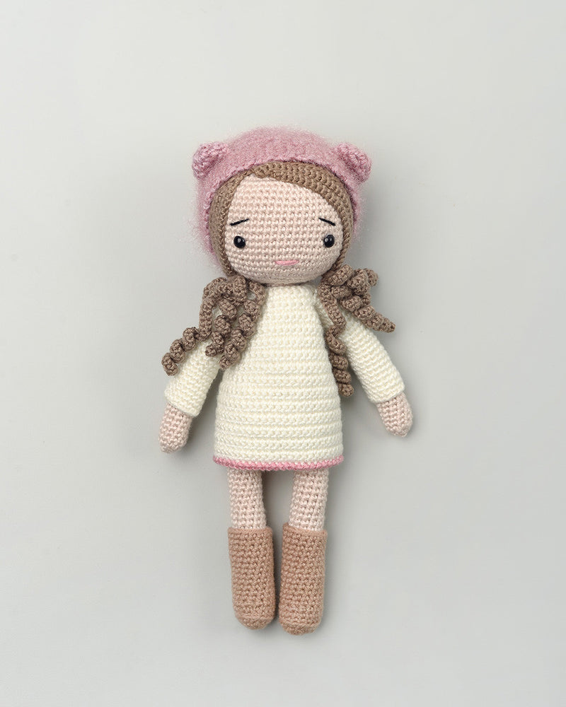 Elsie Amigurumi Doll in Beige